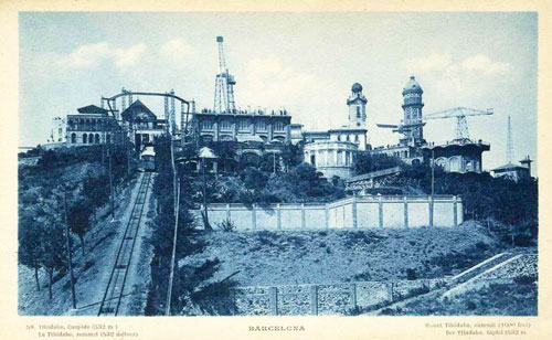 Barcelona - Tibidabo Funicular - www.simplompc.co.uk - Simplon Postcards