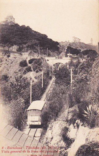 Barcelona - Tibidabo Funicular - www.simplompc.co.uk - Simplon Postcards