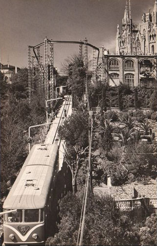 Barcelona - Tibidabo Funicular - www.simplompc.co.uk - Simplon Postcards