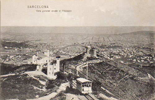 Barcelona - Tibidabo Funicular - www.simplompc.co.uk - Simplon Postcards