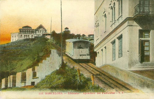 Barcelona - Tibidabo Funicular - www.simplompc.co.uk - Simplon Postcards