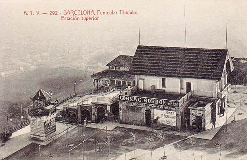 Barcelona - Tibidabo Funicular - www.simplompc.co.uk - Simplon Postcards