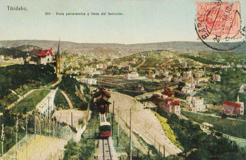 Barcelona - Tibidabo Funicular - www.simplompc.co.uk - Simplon Postcards