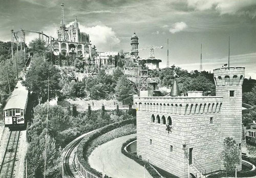 Barcelona - Tibidabo Funicular - www.simplompc.co.uk - Simplon Postcards