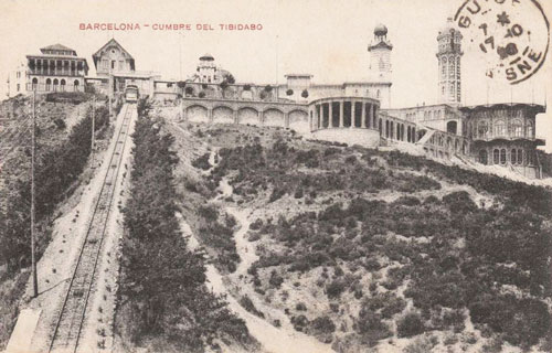 Barcelona - Tibidabo Funicular - www.simplompc.co.uk - Simplon Postcards