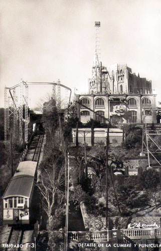 Barcelona - Tibidabo Funicular - www.simplompc.co.uk - Simplon Postcards