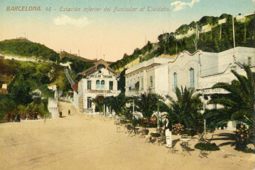 Barcelona - Tibidabo Funicular - www.simplompc.co.uk - Simplon Postcards