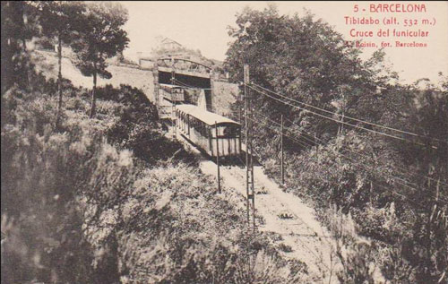 Barcelona - Tibidabo Funicular - www.simplompc.co.uk - Simplon Postcards