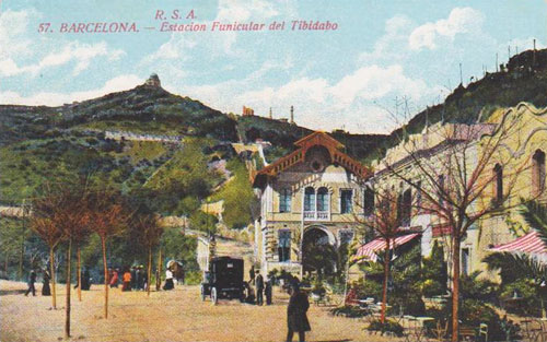 Barcelona - Tibidabo Funicular - www.simplompc.co.uk - Simplon Postcards