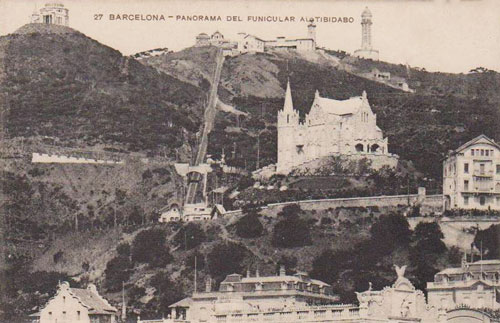 Barcelona - Tibidabo Funicular - www.simplompc.co.uk - Simplon Postcards