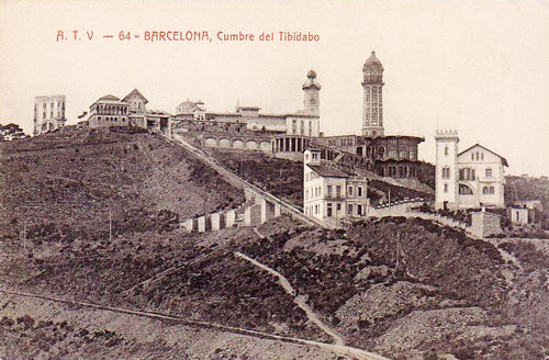 Barcelona - Tibidabo Funicular - www.simplompc.co.uk - Simplon Postcards