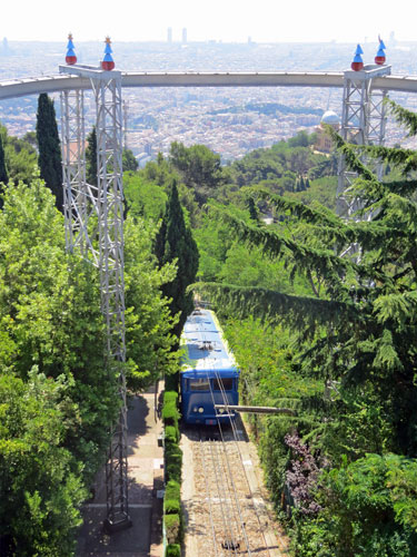 Barcelona - Tibidabo Funicular - Photo: © Ian Boyle, 7th July 2013 - www.simplompc.co.uk - Simplon Postcards