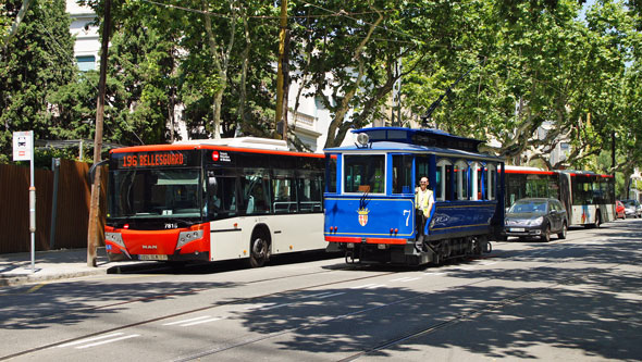 Barcelona - Tramvia Blau - Photo: © Ian Boyle, 7th July 2013 - www.simplompc.co.uk - Simplon Postcards