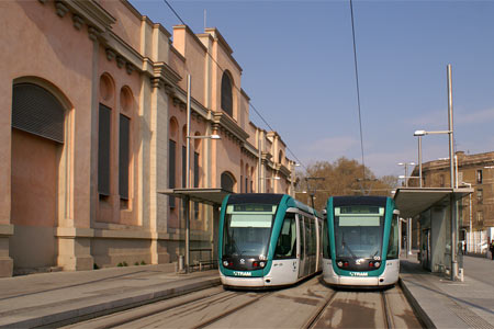 Barcelona TRAM Trambesòs - Photo: © Ian Boyle, 18th March 2008 - Simplon Postcards - www.simplonpc.co.uk