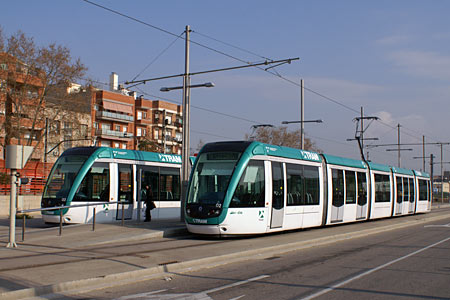 Barcelona TRAM Trambesòs - Photo: © Ian Boyle, 18th March 2008 - Simplon Postcards - www.simplonpc.co.uk