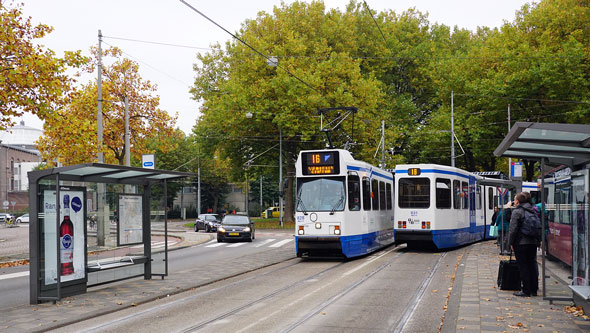 GVB Amsterdam Trams - BN 11G - www.simplonpc.co.uk