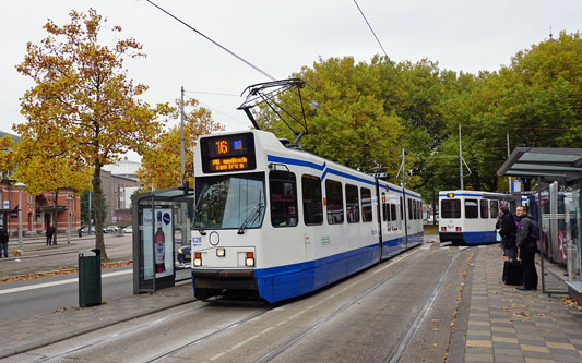 GVB Amsterdam Trams - BN 11G - www.simplonpc.co.uk