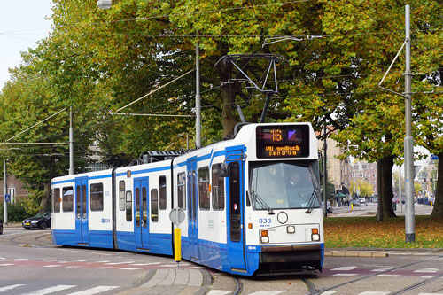 GVB Amsterdam Trams - BN 11G - www.simplonpc.co.uk