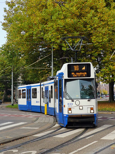 GVB Amsterdam Trams - BN 11G - www.simplonpc.co.uk