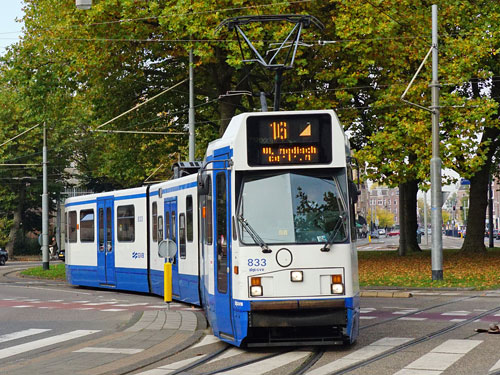 GVB Amsterdam Trams - BN 11G - www.simplonpc.co.uk