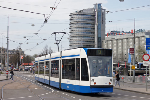 GVB Amsterdam Trams - Combino - www.simplonpc.co.uk