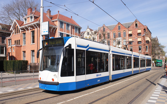 GVB Amsterdam Trams - Combino - www.simplonpc.co.uk