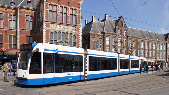 GVB Amsterdam Trams - Combino - www.simplonpc.co.uk