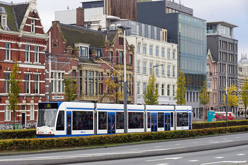 GVB Amsterdam Trams - BN 11G - www.simplonpc.co.uk