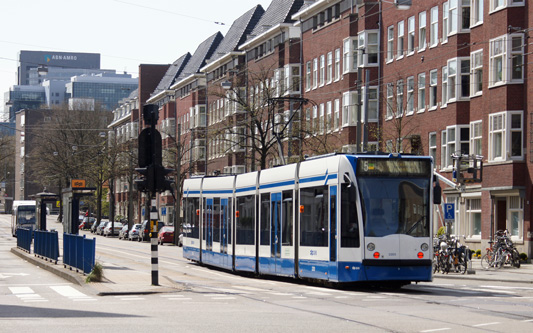 GVB Amsterdam Trams - Combino - www.simplonpc.co.uk