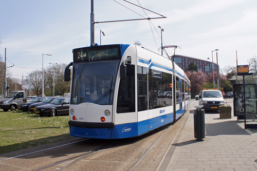 GVB Amsterdam Trams - Combino - www.simplonpc.co.uk