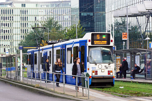 GVB Amsterdam Trams - BN 11G - www.simplonpc.co.uk