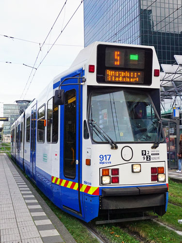 GVB Amsterdam Trams - BN 11G - www.simplonpc.co.uk