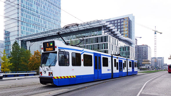 GVB Amsterdam Trams - BN 11G - www.simplonpc.co.uk