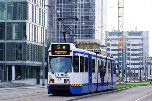 GVB Amsterdam Trams - BN 11G - www.simplonpc.co.uk