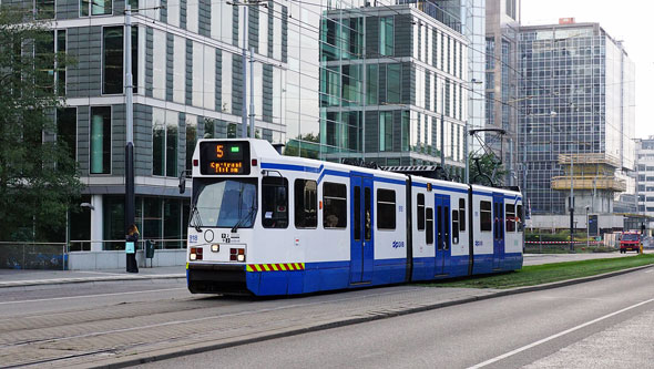 GVB Amsterdam Trams - BN 11G - www.simplonpc.co.uk