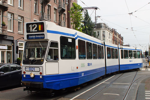 GVB TRAMS - Amsterdam - www.simplonpc.co.uk - Photo: © Ian Boyle, 13th August 2012