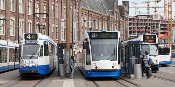 Amsterdam Trams - GVB - www.simplonpc.co.uk