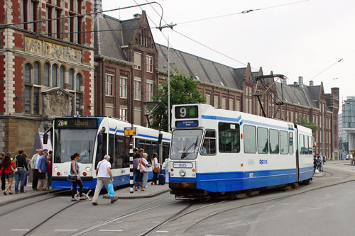 GVB TRAMS - Amsterdam - www.simplonpc.co.uk - Photo: © Ian Boyle, 13th August 2012