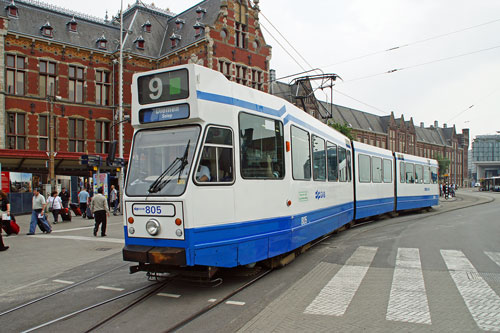 GVB TRAMS - Amsterdam - www.simplonpc.co.uk - Photo: © Ian Boyle, 13th August 2012