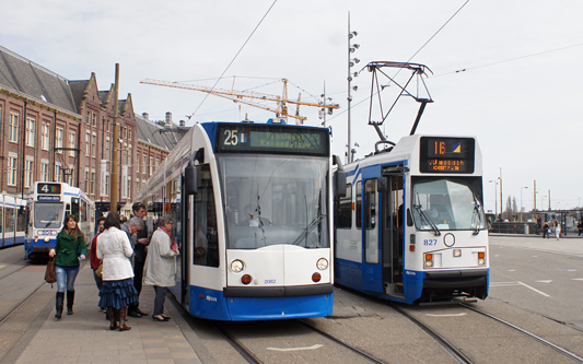 GVB Amsterdam Trams - BN 12G - www.simplonpc.co.uk