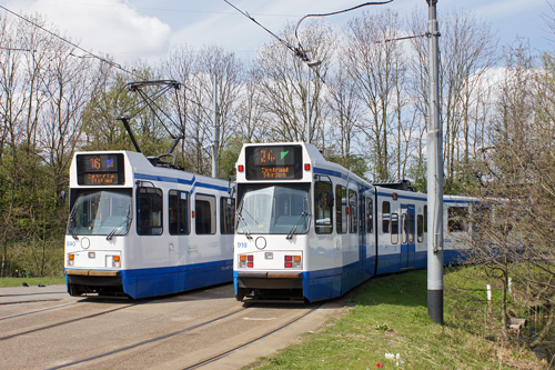 GVB Amsterdam Trams - BN 12G - www.simplonpc.co.uk