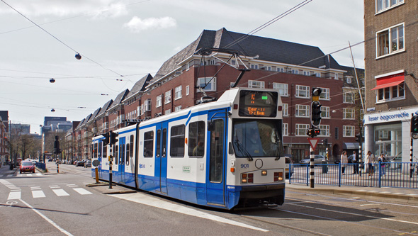 GVB Amsterdam Trams - BN 11G - www.simplonpc.co.uk