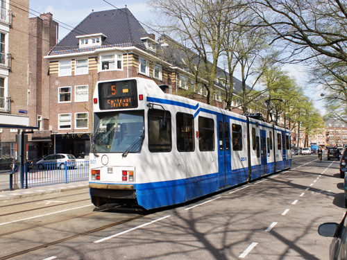 GVB Amsterdam Trams - BN 11G - www.simplonpc.co.uk