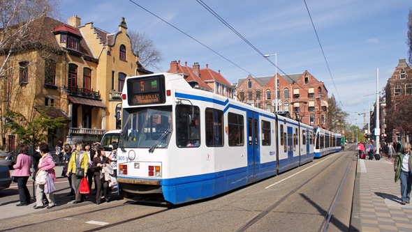 GVB Amsterdam Trams - BN 11G - www.simplonpc.co.uk