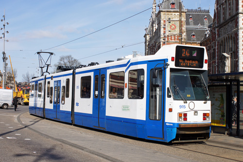 GVB Amsterdam Trams - BN 11G - www.simplonpc.co.uk