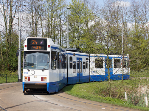 GVB Amsterdam Trams - BN 11G - www.simplonpc.co.uk