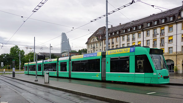 Basel Be6/8 Combino Tram - www.simplonpc.co.uk - Photo: ©Ian Boyle 26th July 2017