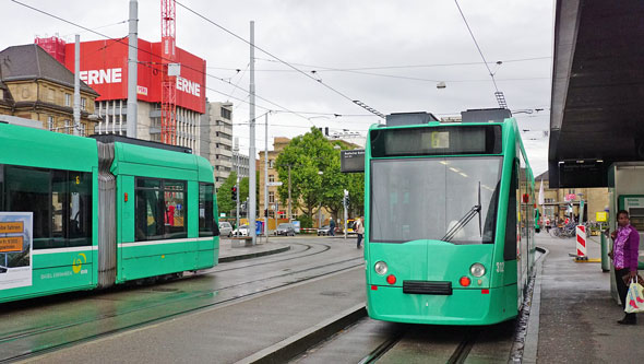 Basel Be6/8 Combino Tram - www.simplonpc.co.uk - Photo: ©Ian Boyle 26th July 2017