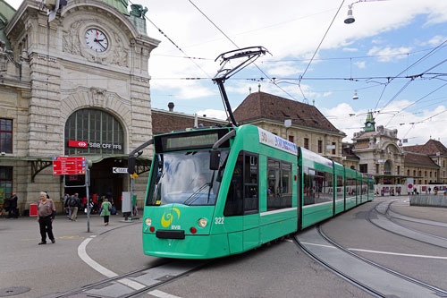 Basel Be6/8 Combino Tram - www.simplonpc.co.uk - Photo: ©Ian Boyle 26th July 2017