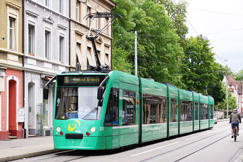 Basel Be6/8 Combino Tram - www.simplonpc.co.uk - Photo: ©Ian Boyle 26th July 2017